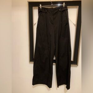 Tela Black Regular Fit Trousers